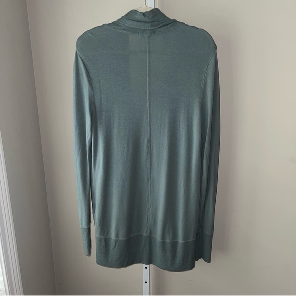 Athleta Women's Long Sleeve Open Front Cardigan Green Size Small - Picture 4 of 5